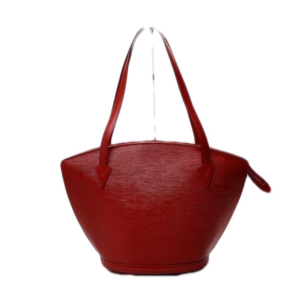 Louis Vuitton Red Epi Leather Shoulder Tote